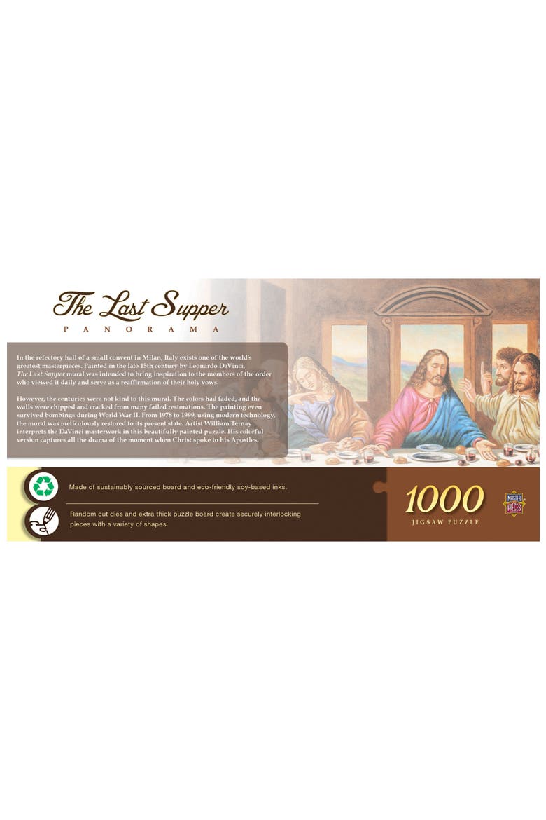 The Last Supper 1000 Piece Pano Puzzle, Alternate, color, Multicolor
