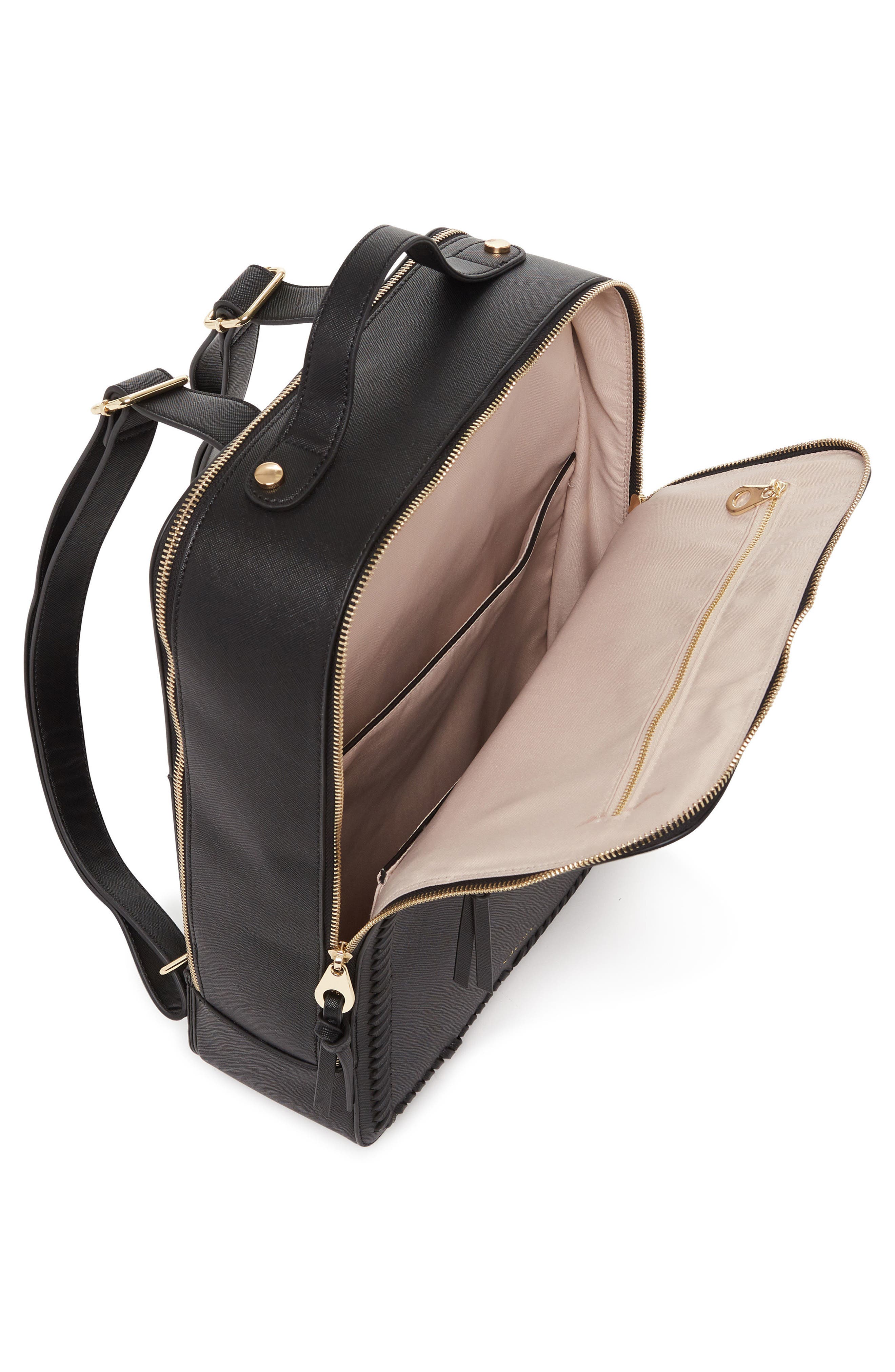 Kaya Faux Leather Laptop Backpack (Women) | Nordstrom
