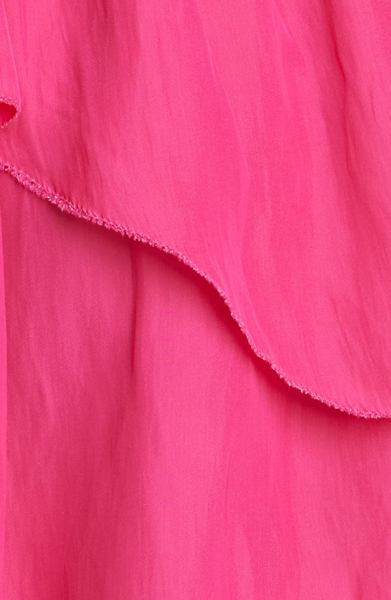 Ramy Brook Kira Smocked Waist Tie Strap Minidress, Alternate, color, Paradise Pink