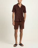 Orlebar Brown Terry Resort Relaxed Fit Cotton Towelling Polo Shirt