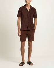 Orlebar Brown Terry Resort Relaxed Fit Cotton Towelling Polo Shirt