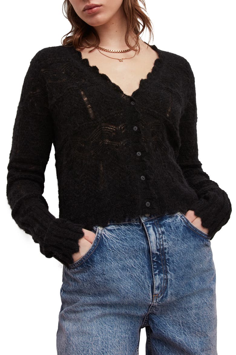 Vanessa Cardigan, Main, color, BLACK