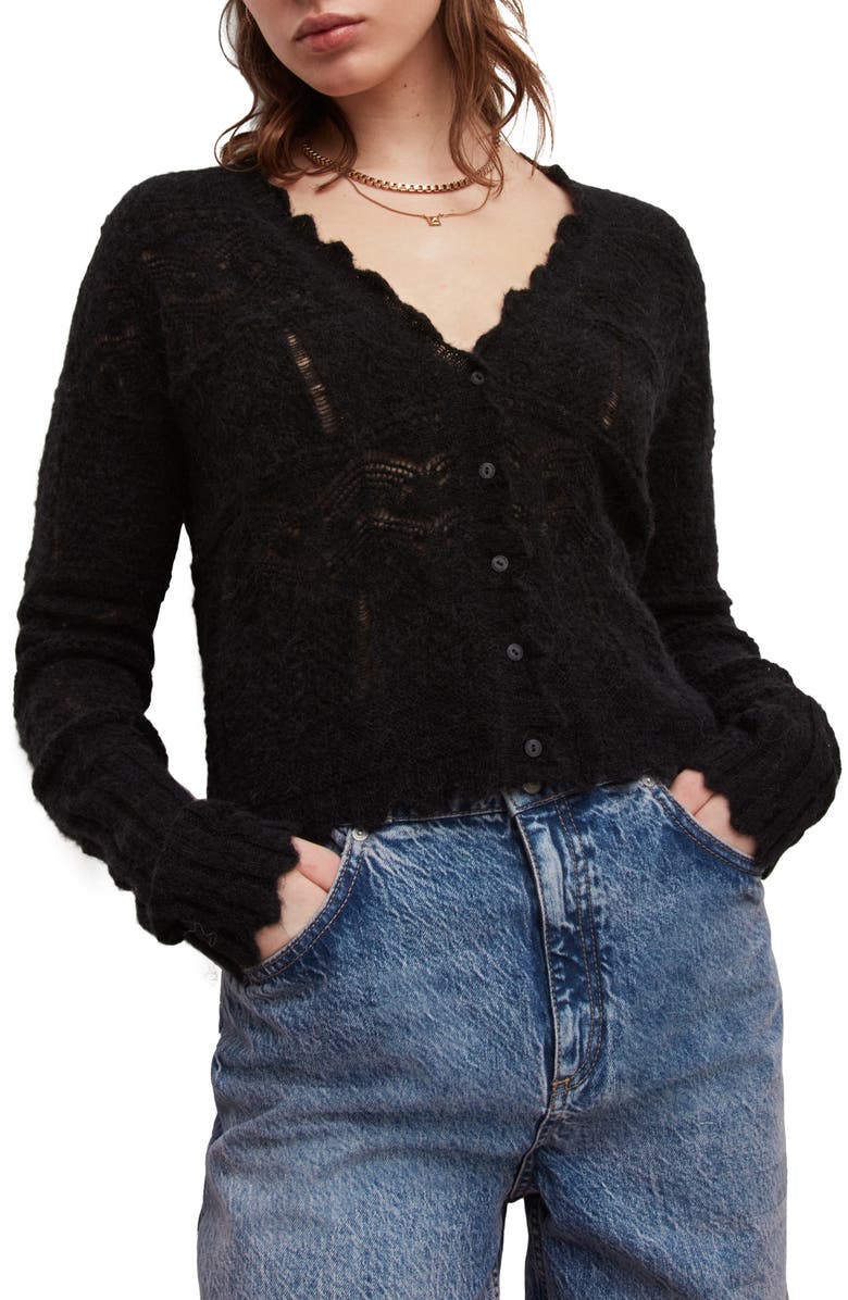 AllSaints Vanessa Cardigan, Main, color,