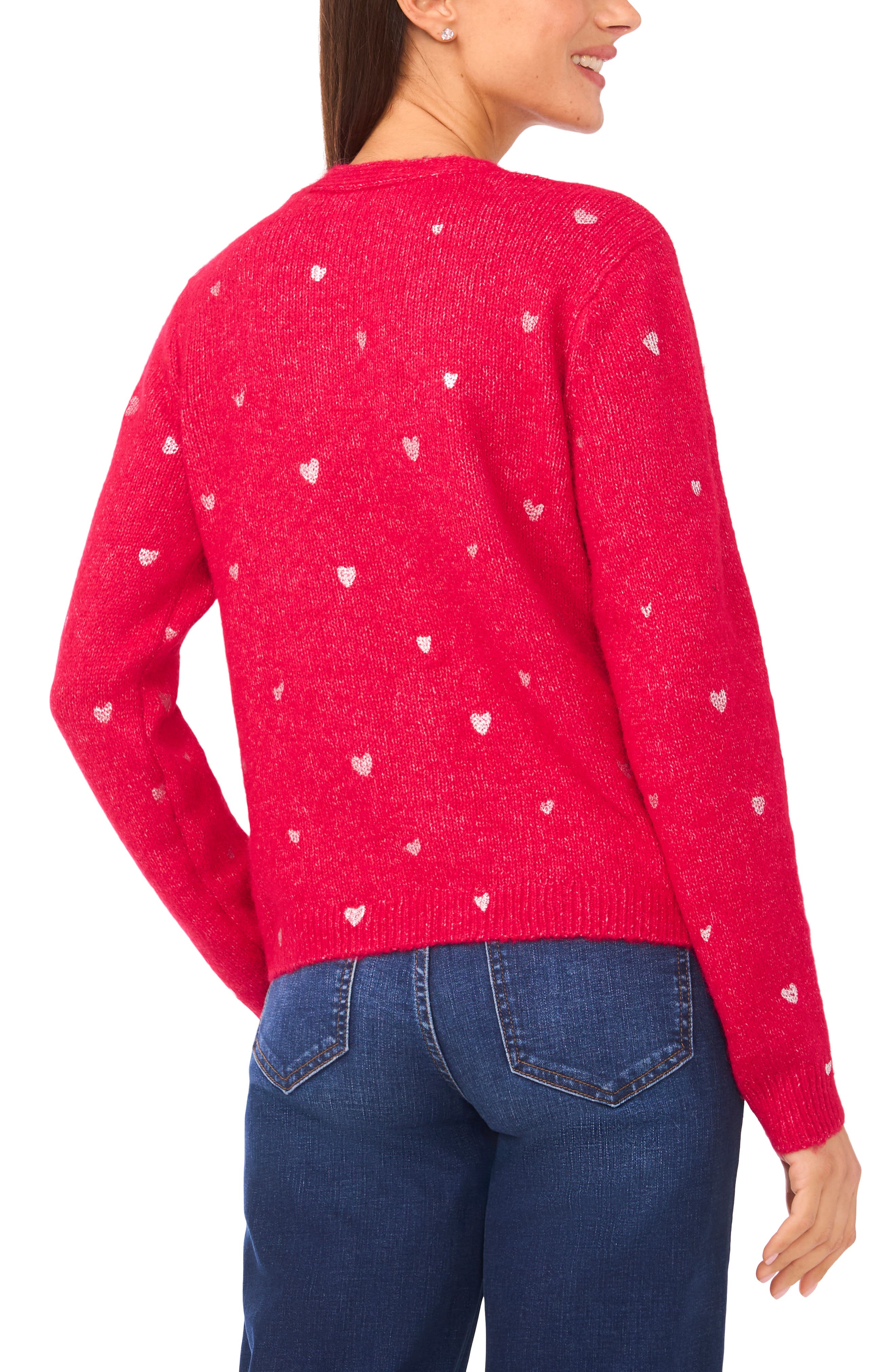 Foil Heart Cardigan - image 4