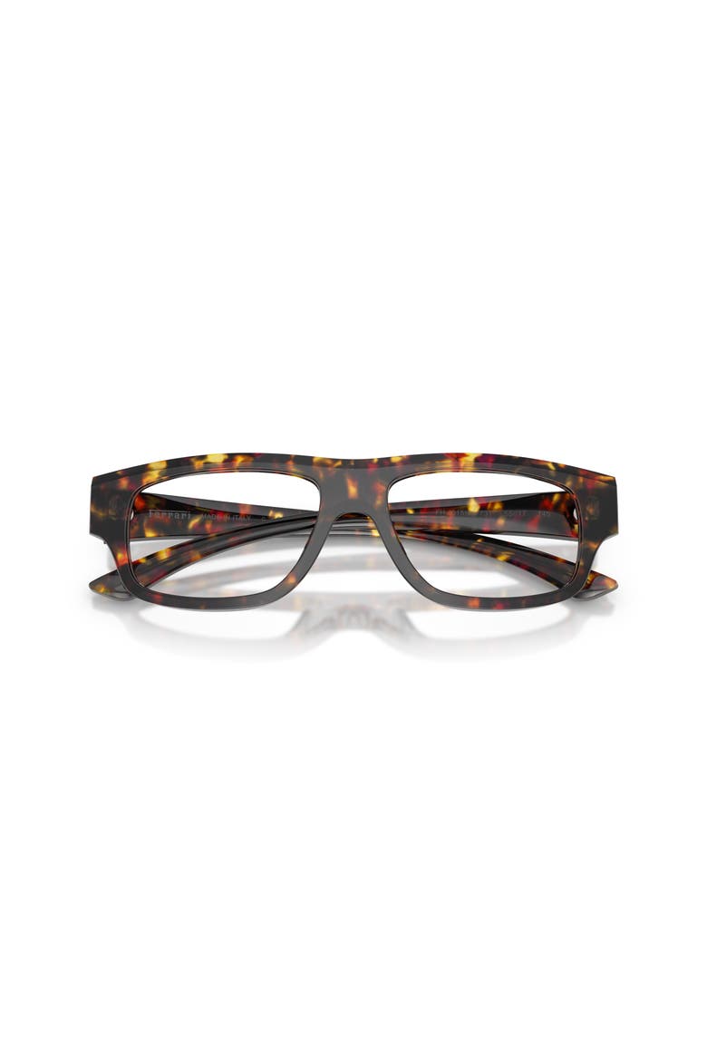 55mm Rectangle optical glasses, Alternate, color, Tortoise