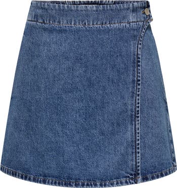 Only Onlthea Wrap Denim Skirt | Nordstromrack