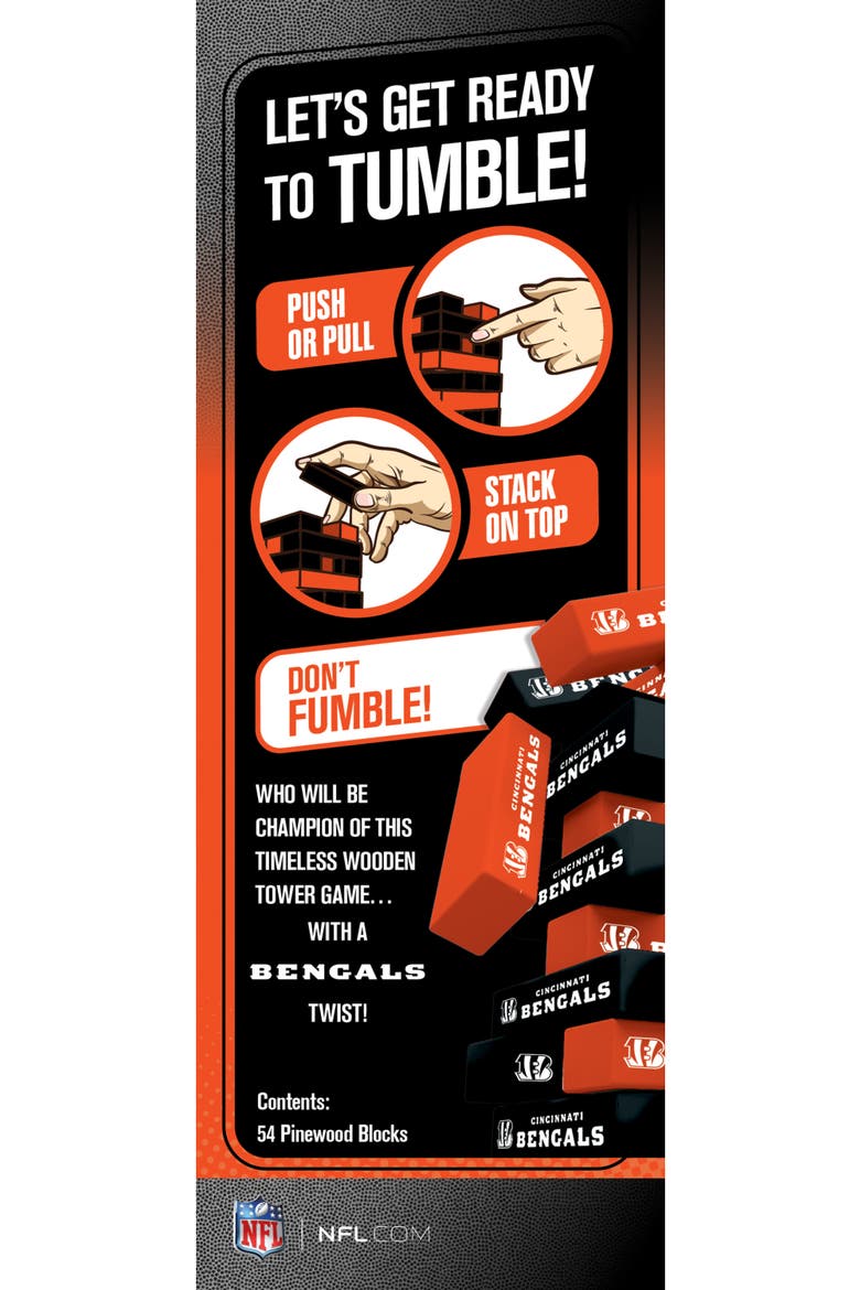 Cincinnati Bengals Tumble Tower, Alternate, color, Multicolor