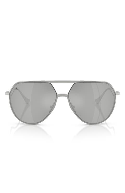 59mm Polarized Pilot Sunglasses