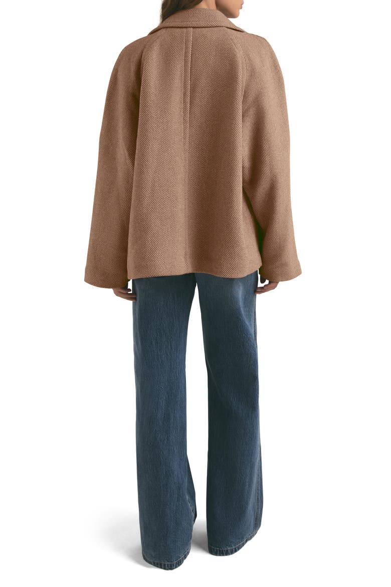 The Cameron Herringbone Coat, Alternate, color, COGNAC HERRINGBONE