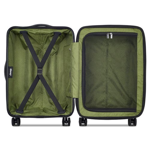 Jeep Jh004c Carry-on 20 Inch Hardside Expandable Luggage With Spinner Wheels In Sand