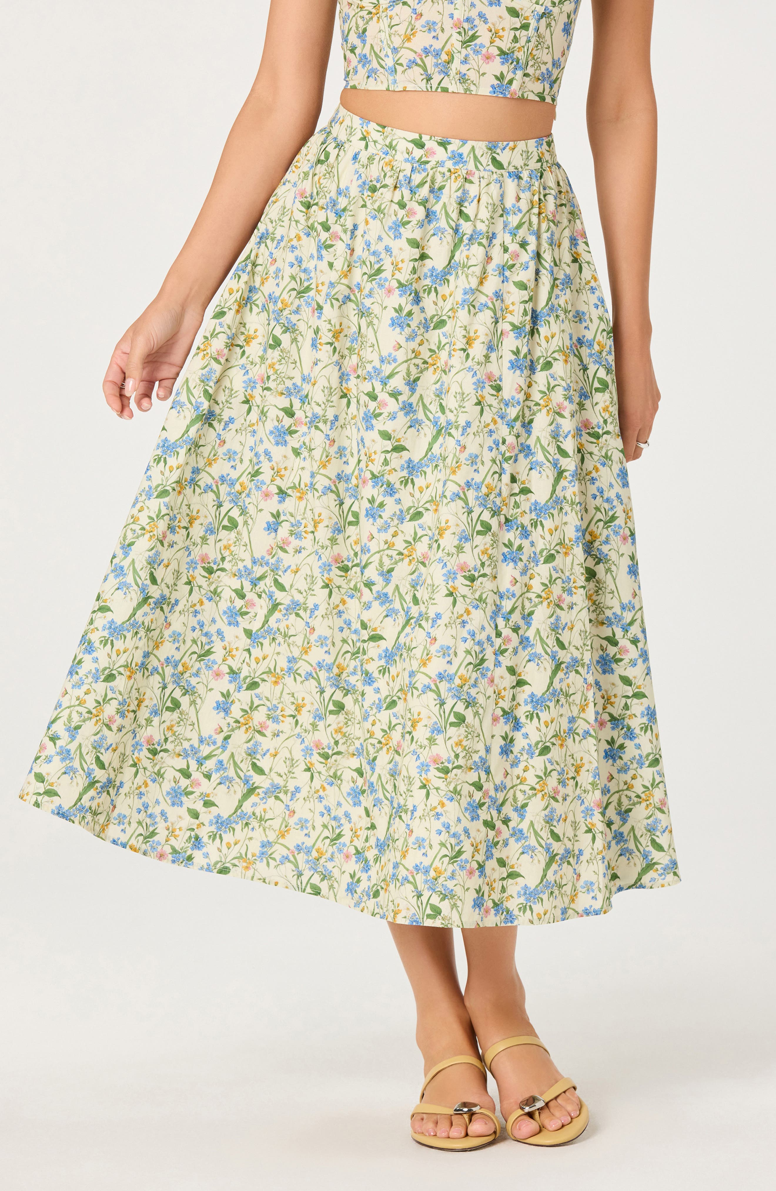 selected BLUE GREEN MULTI FLORAL