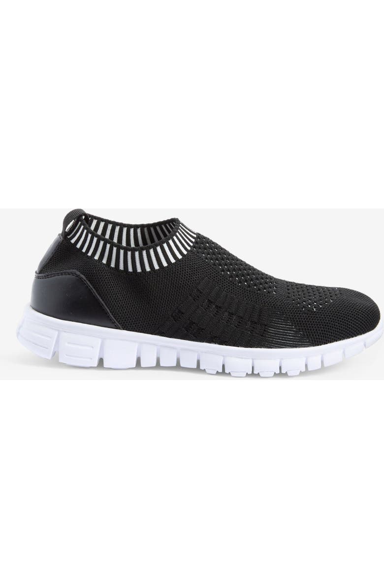 Comfortview CV Sport Bellamy Slip On Sneaker, Alternate, color, Black White