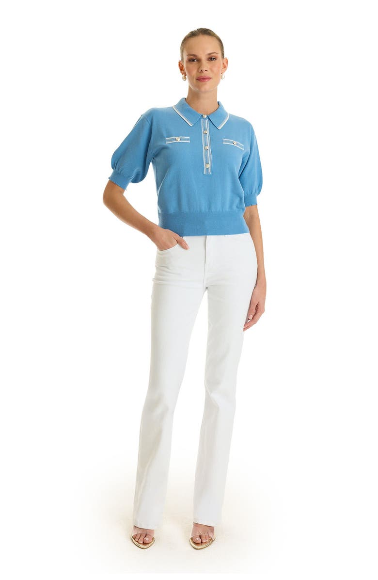 The Noli Shop Bobbi Polo Shirt, Alternate, color, Blue