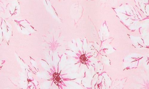 Shop Little Me Shaded Roses Cotton Footie & Headband Set In Pink