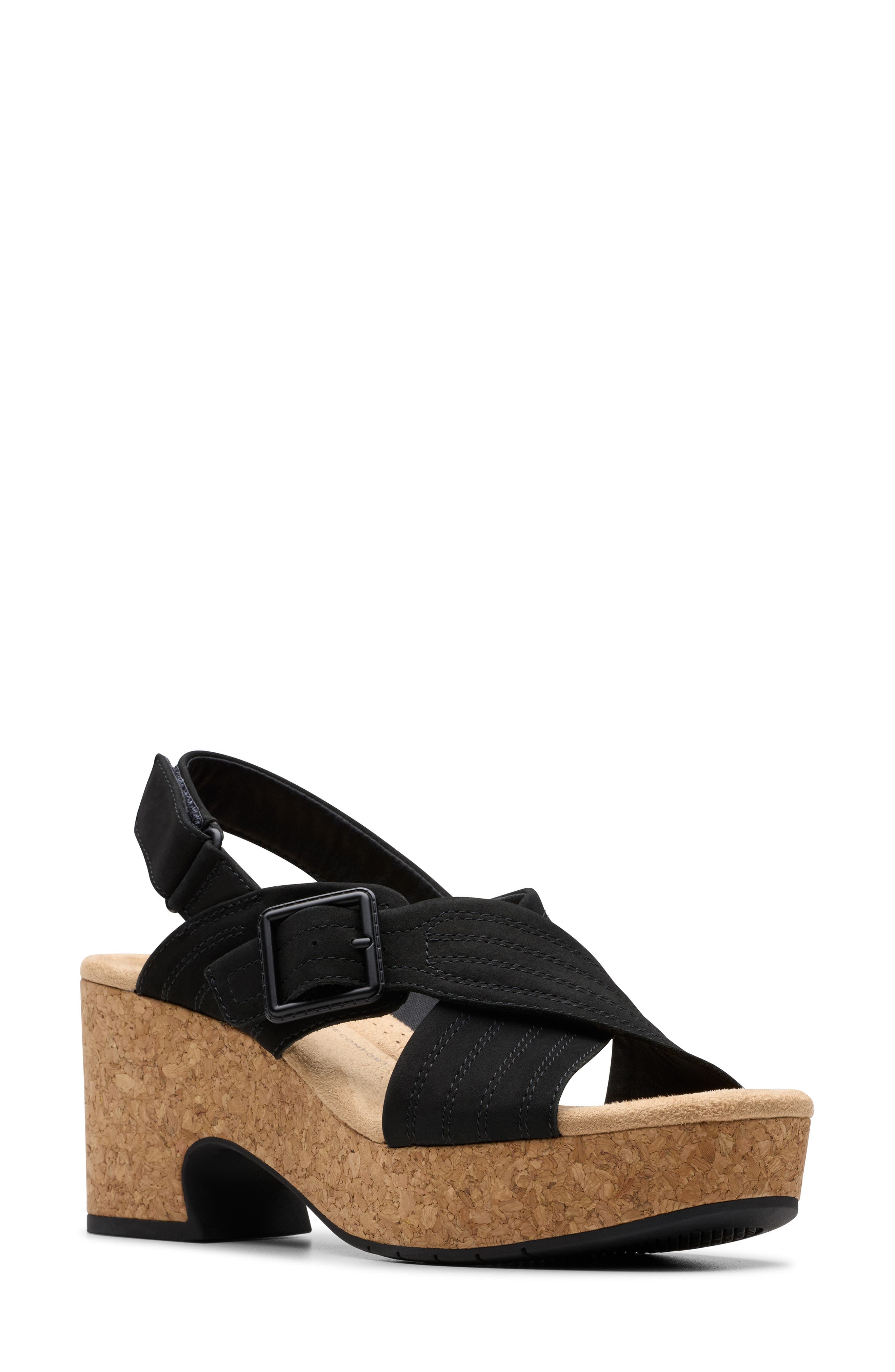 Clarks<sup>®</sup> Nerisa Slingback Platform Sandal, Main, color, 