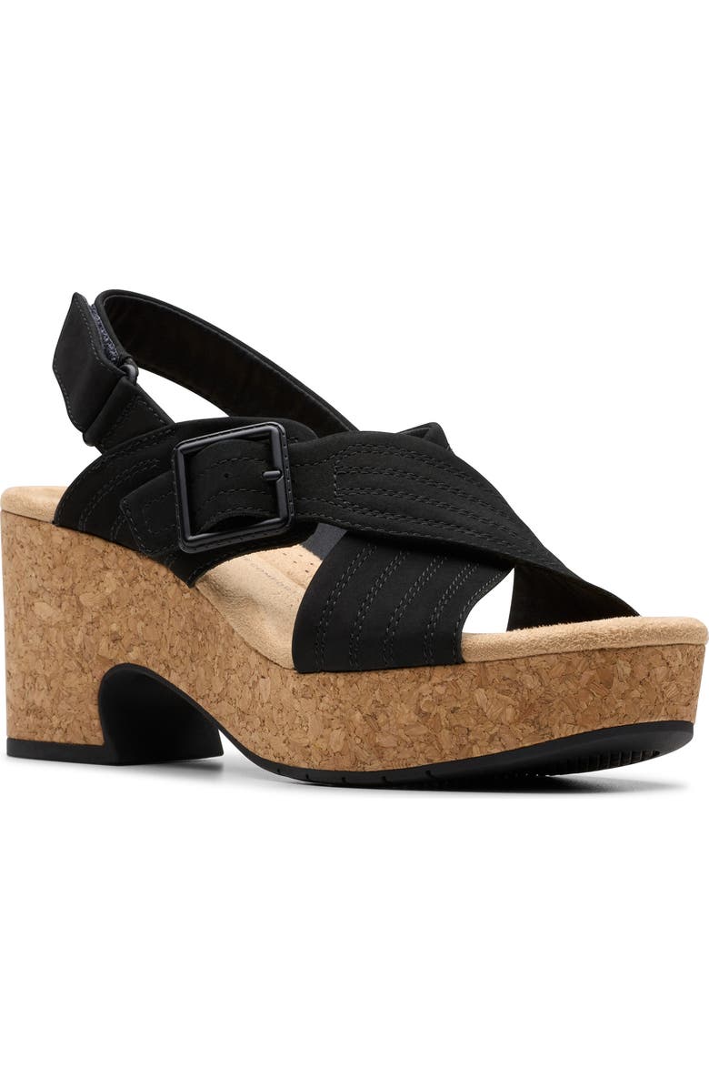 Clarks<sup>®</sup> Nerisa Slingback Platform Sandal, Main, color,