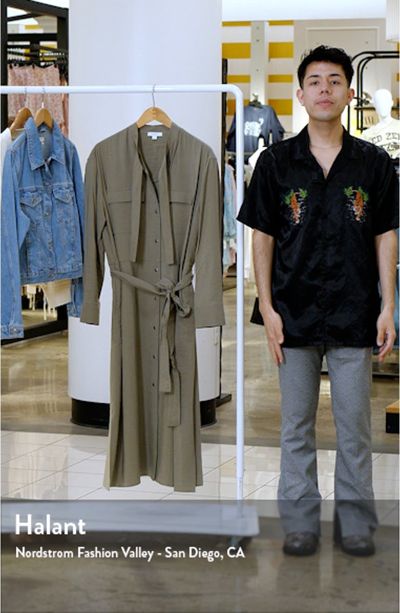 Long Sleeve Utility Shirtdress, sales video thumbnail