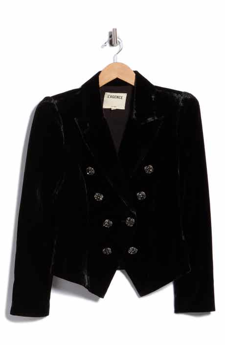 Bethany Velvet Structured Blazer
