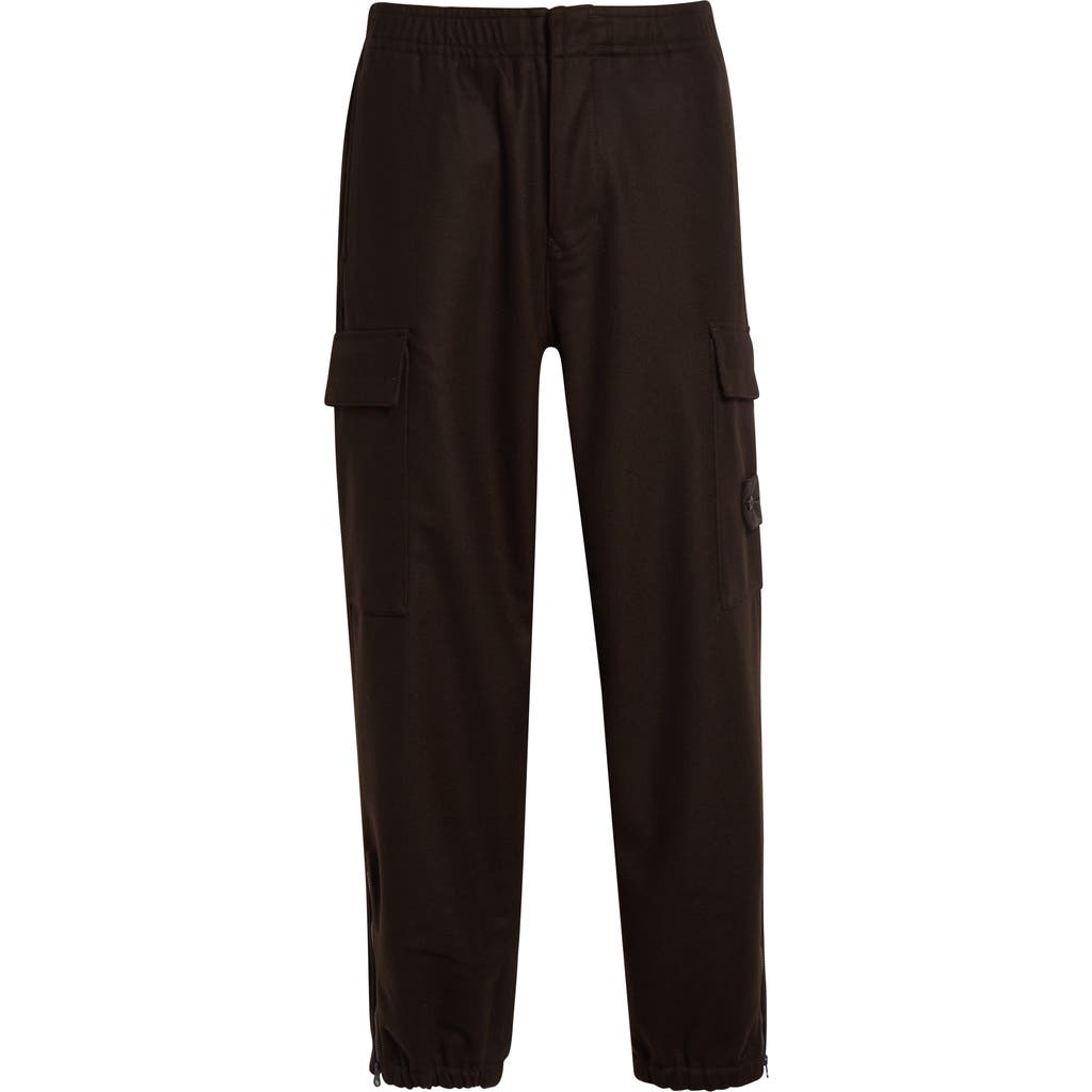 Stone Island Ghost Cargo Joggers In Brown