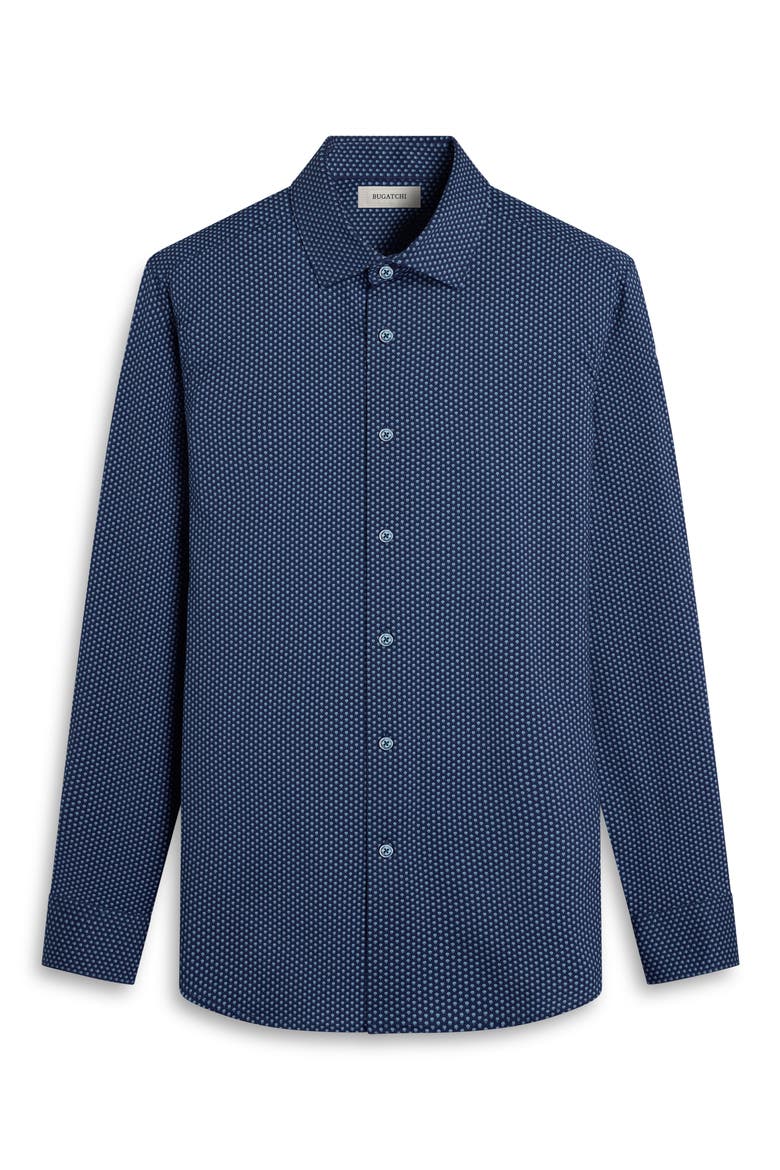 James OoohCotton® Floral Button-Up Shirt, Alternate, color, NIGHT BLUE