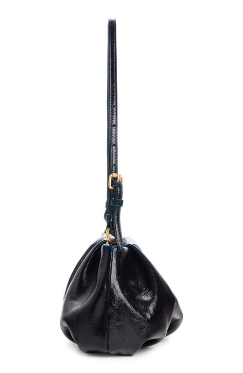 Dries Van Noten Cloud Leather Shoulder Bag In Blue