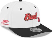 New Era Men's New Era White Dale Earnhardt Jr. Budweiser 9SEVENTY Stretch-Snap Hat