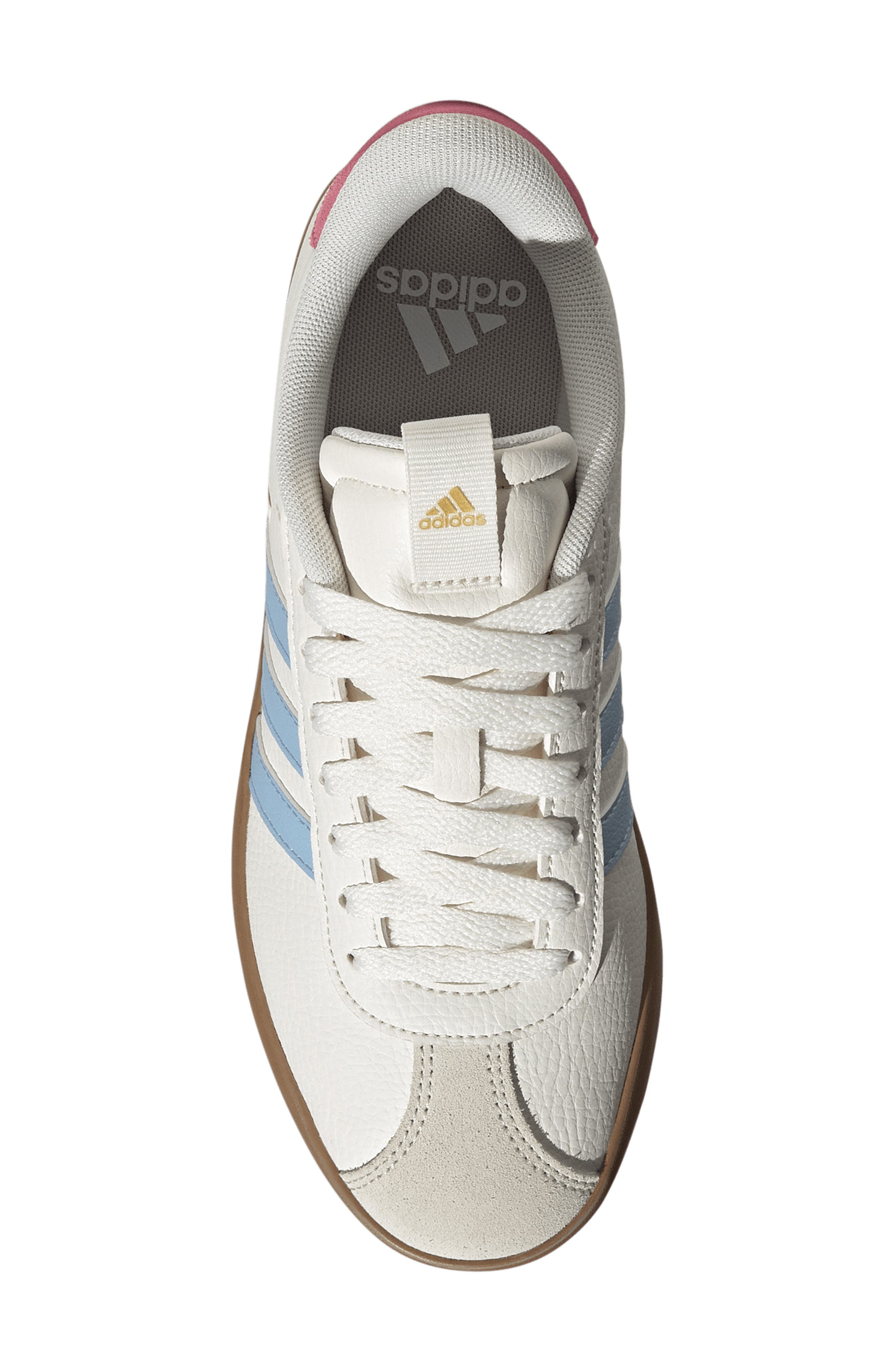 VL Court 3.0 Sneaker, Alternate, color, WHITE/ CLEAR SKY/ BLISS PINK
