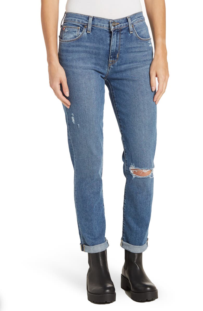 Hudson Jeans HUDSON Natalie Mid Rise Slim Boyfriend Jeans, Main, color, 