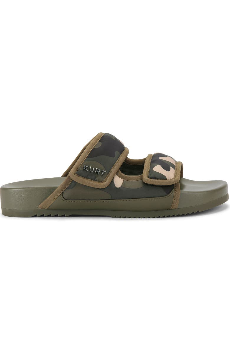 Kurt Geiger London Puff Slide Sandal, Main, color, Dark Green