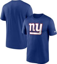 Nike Men's Nike  Royal New York Giants Legend Logo Performance T-Shirt