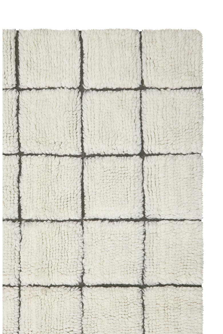 Woolable Mosaic Washable Wool Rug, Alternate, color, NATURAL