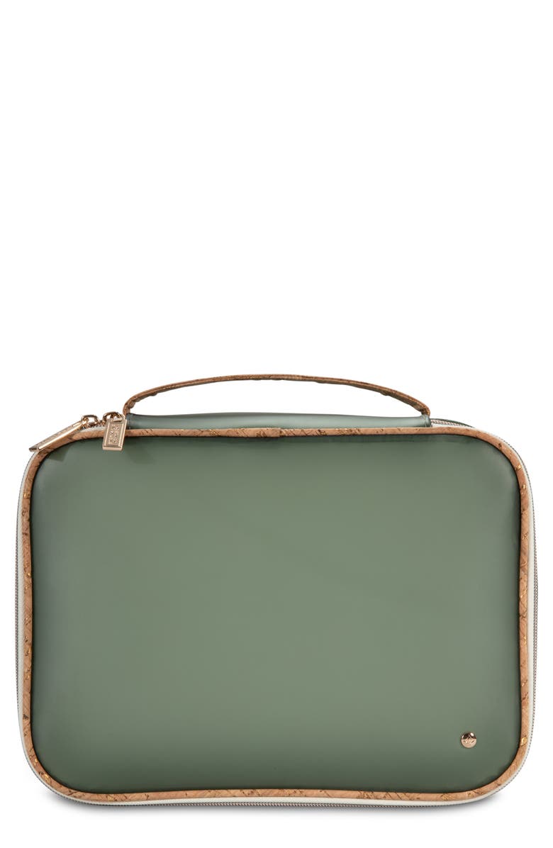 Stephanie Johnson Miami Thyme Claire Jumbo Makeup Case, Main, color, Thyme