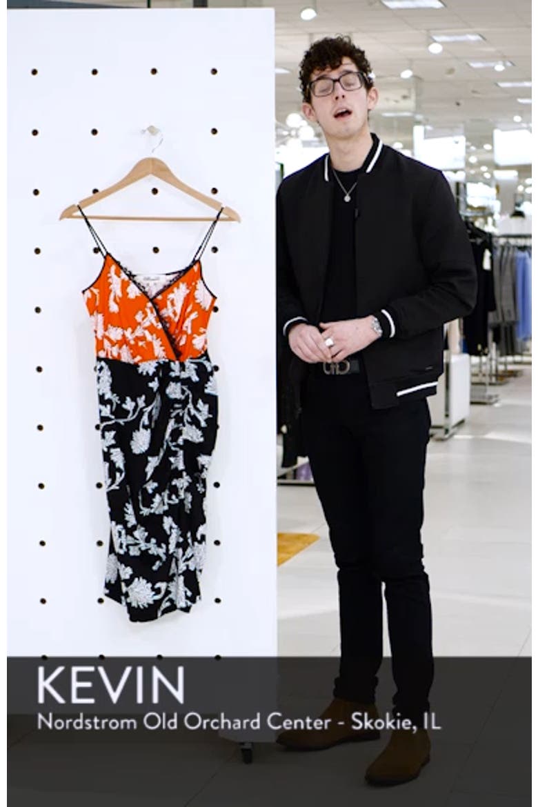 Ebony Two-Tone Faux Wrap Dress video