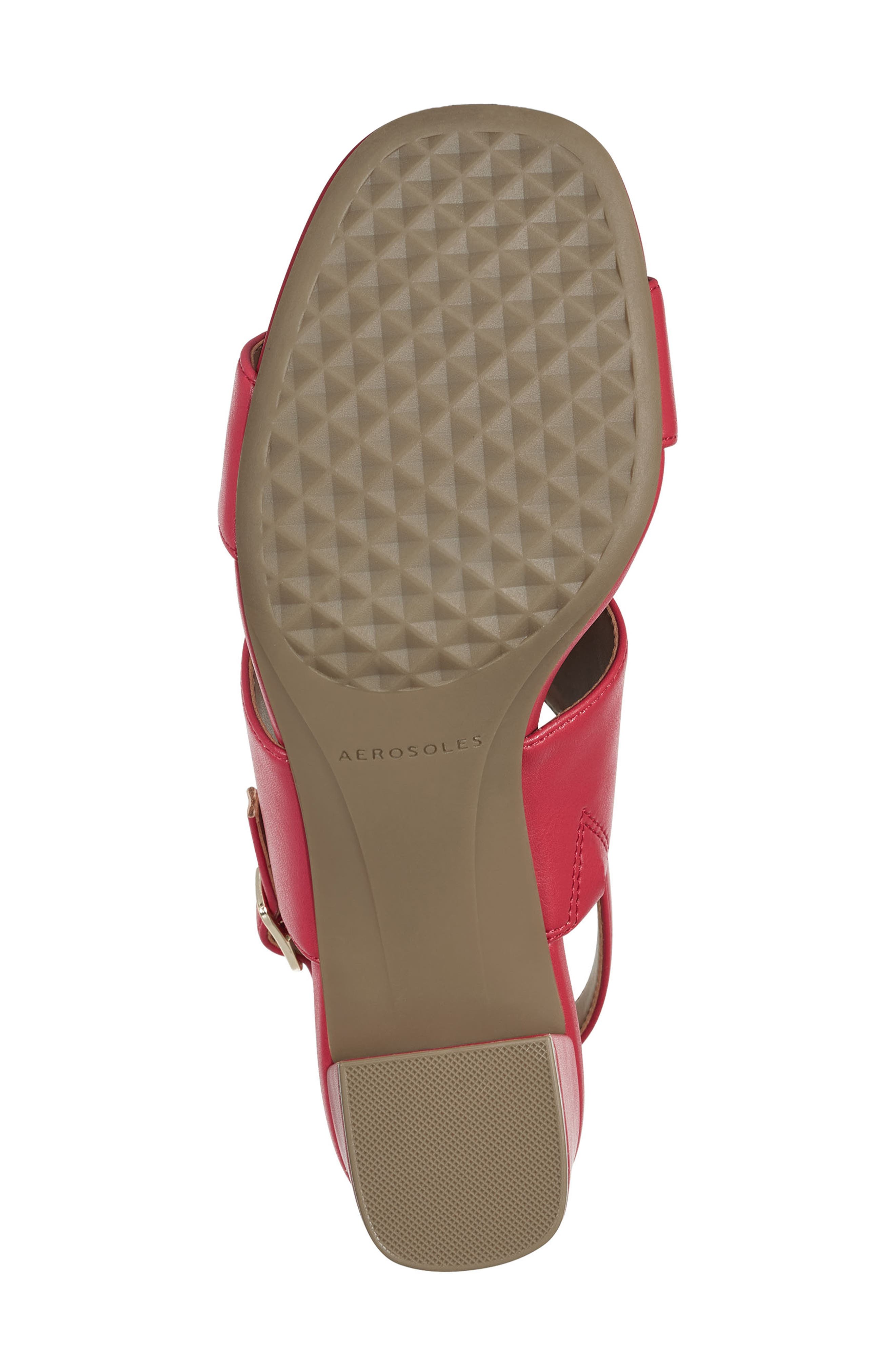 Emmex Block Heel Slingback Sandal, Alternate, color, RED
