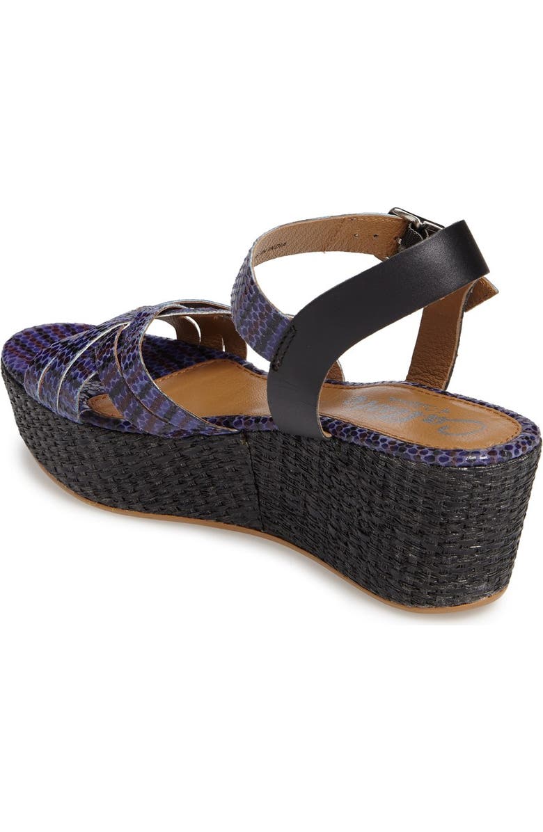 Callisto Valencia Platform Wedge Sandal, Alternate, color,