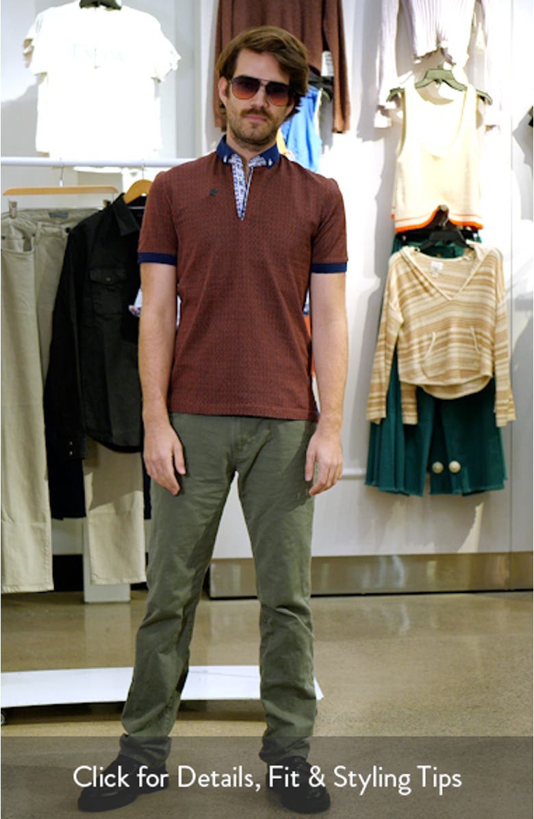 Mozartopa Red Short Sleeve Cotton Polo, sales video thumbnail