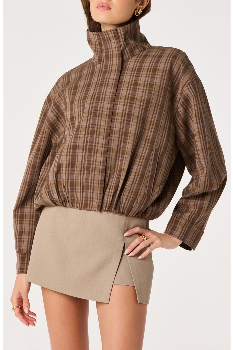 Cooper Plaid Jacket, Main, color, BROWN PLAID