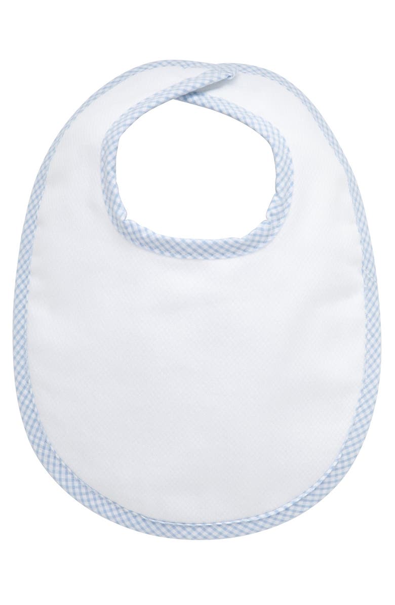 3 Marthas Small Check Basic Bib, Main, color, Blue