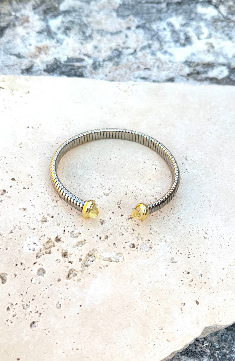 Adornia Omega Coil Cuff Bracelet, Alternate, color, 