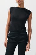 MANGO Short-Sleeved Crewneck Sweater