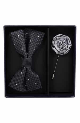Bow Tie and Lapel Pin Set