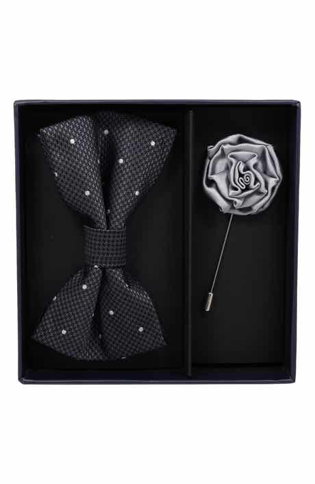 Bow Tie and Lapel Pin Set