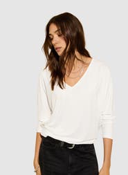 Baukjen Ella Batwing Sleeve V-Neck Top