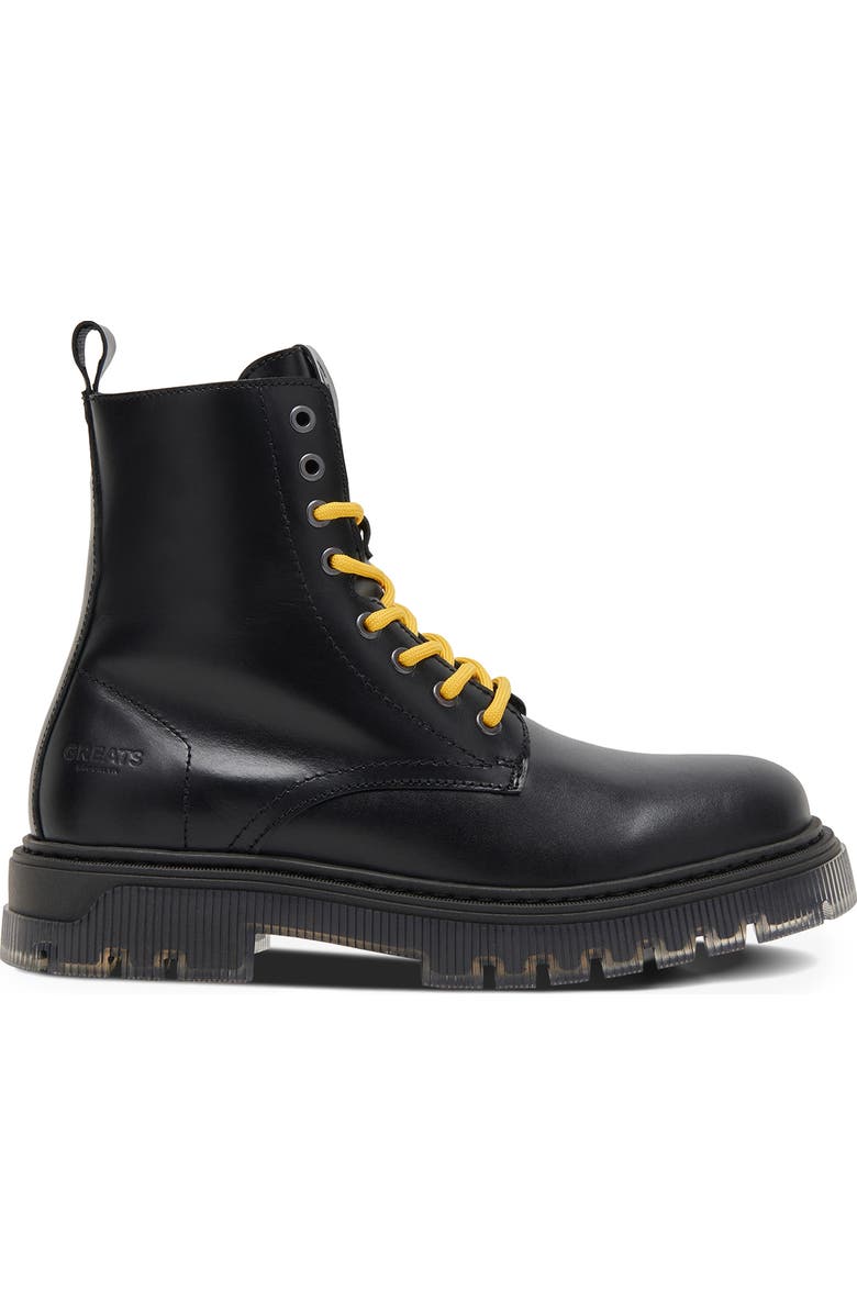 GREATS Bowery Lug Sole Boot, Alternate, color, Nero
