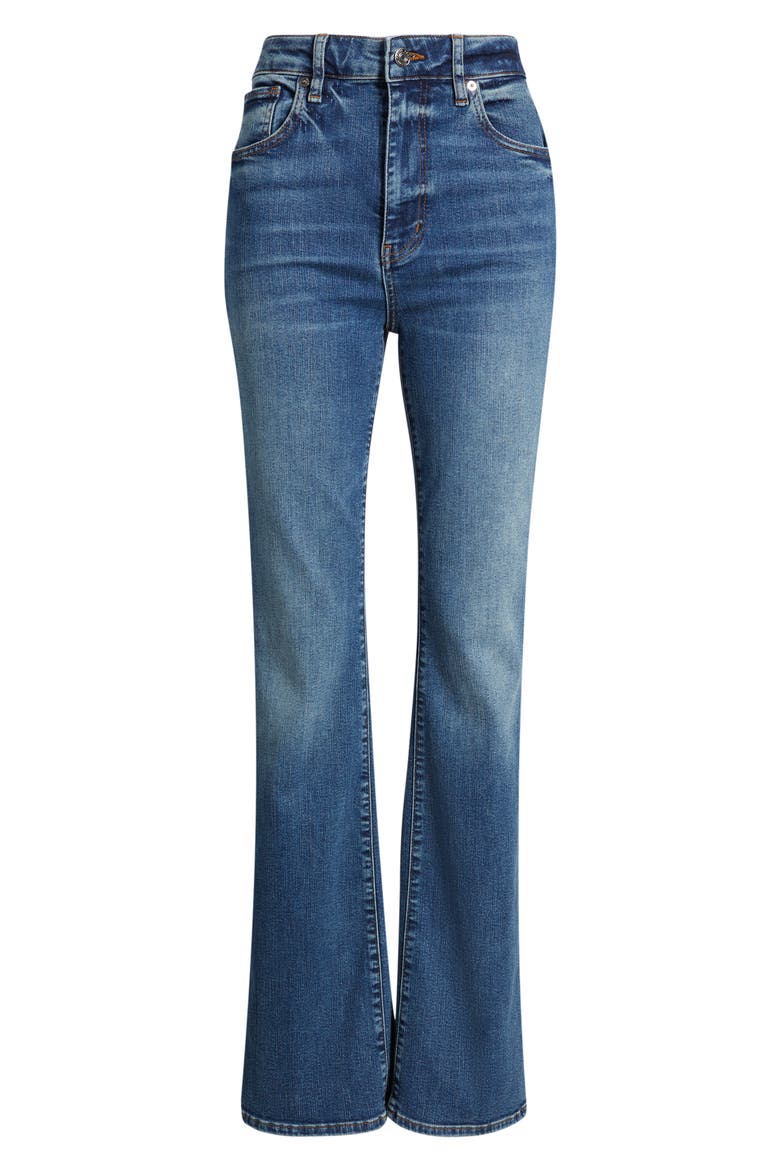 The Reboot High Waist Bootcut Jeans, Alternate, color, DAYLILY