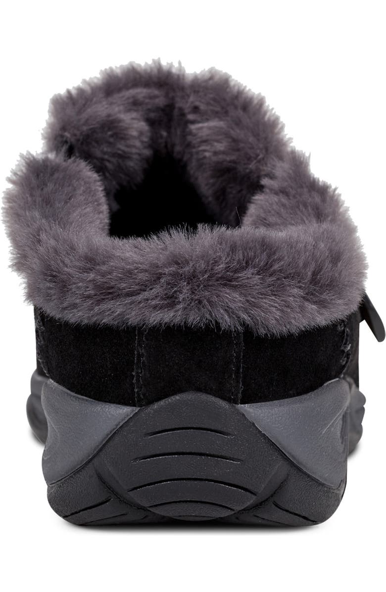 Easy Spirit Elinn Faux Shearling Mule, Alternate, color, Black
