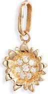 Anzie Hope Sunflower Pavé Diamond Pendant