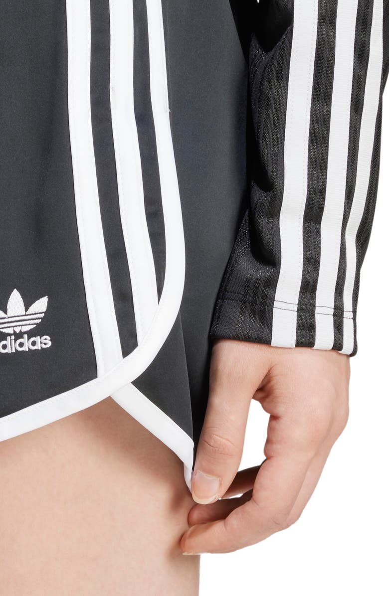 adidas Adicolor 3-Stripes Sprinter Shorts, Alternate, color, Black