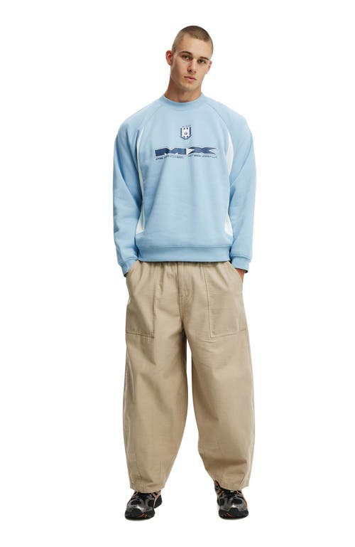 COTTON ON BOX FIT GRAPHIC CREW SWEATER