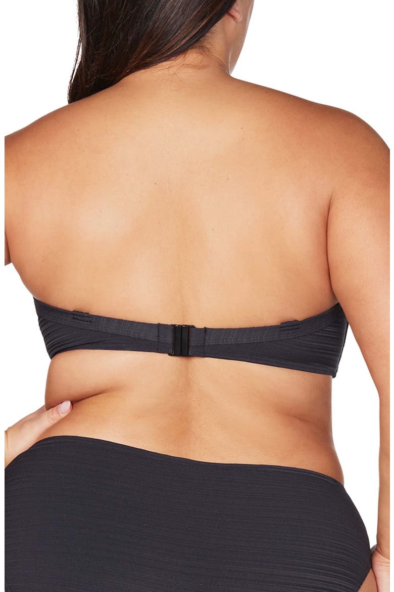 Aria Botticelli D- & DD-Cup Underwire Bikini Top, Alternate, color, BLACK